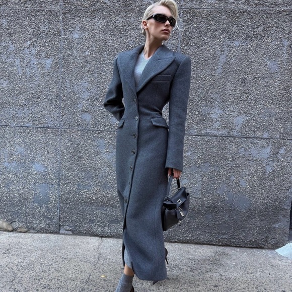 Helsa NWOT HELSA ITALIAN WOOL BLEND TOPCOAT - Picture 3 of 14